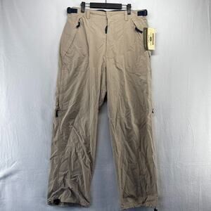 Vintage Adirondack Pants Men's 36x32 Brown Adjustable Paratrooper Outdoor NEW